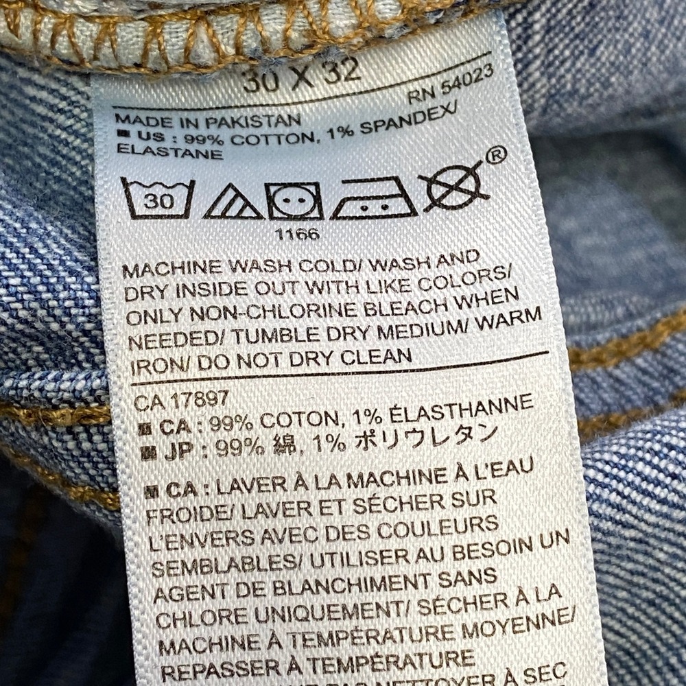 Banana Republic Jeans Mens 30x31 Slim Stretch Cotton Denim Blue Classic Casual - Picture 4 of 9